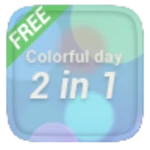 colorful day live go combo theme android application logo